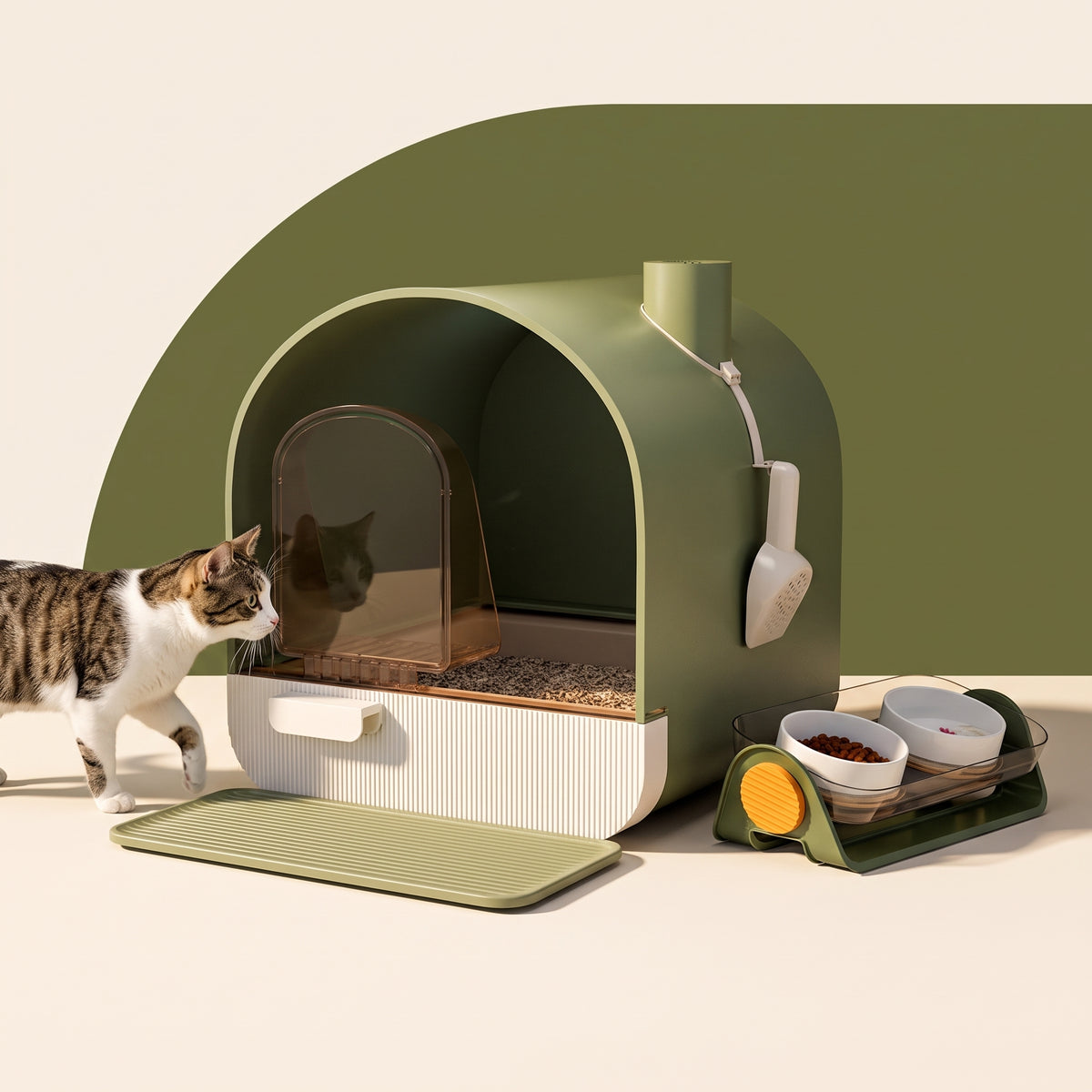 PawNovi Enclosed Drawer-Style Cat Litter Box — PawNovi
