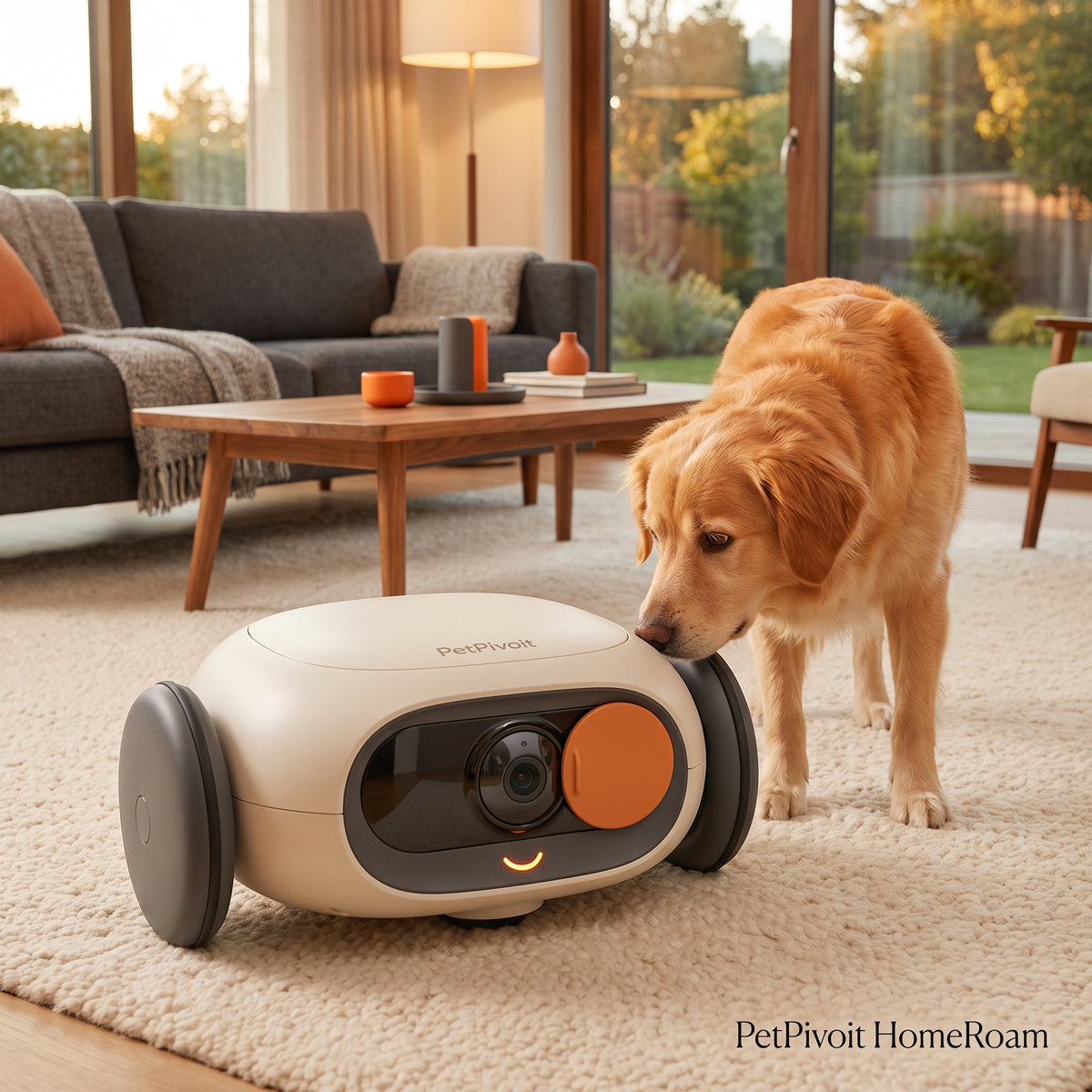 PetPivoit HomeRoam Mobile Pet Camera — premium product hero