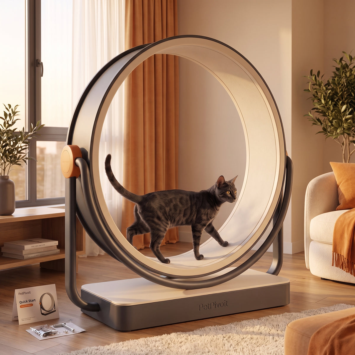 PetPivoit OrbitRun Quiet Cat Exercise Wheel — brand story