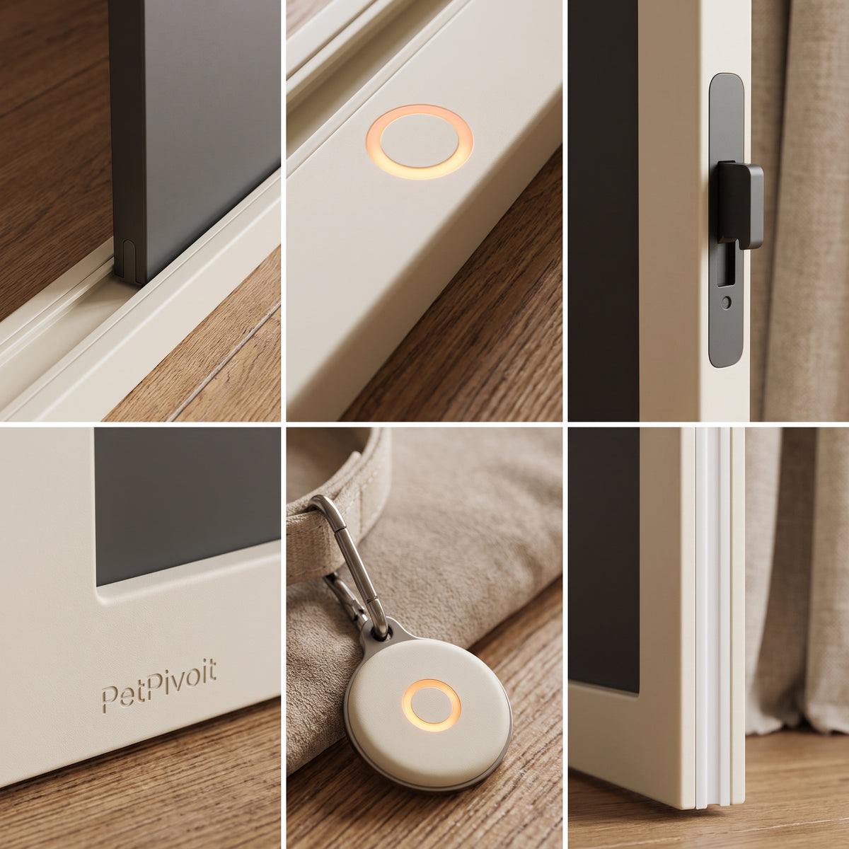 PetPivoit SafePass Smart Pet Door — structure and materials