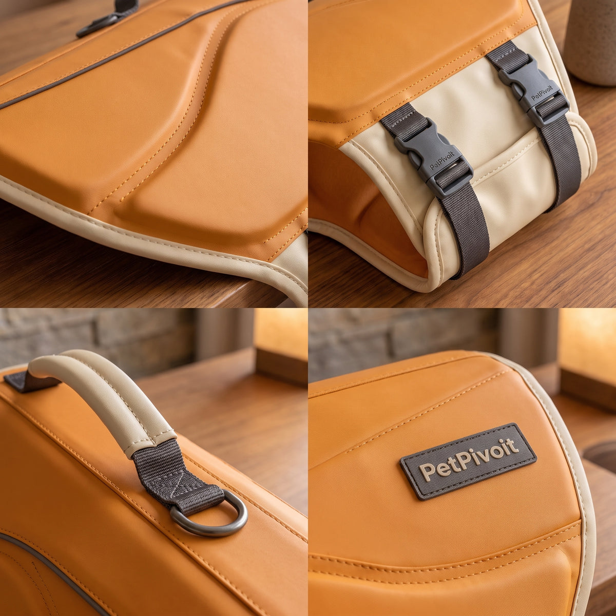 PetPivoit TideLift Dog Swim Vest — structure and materials