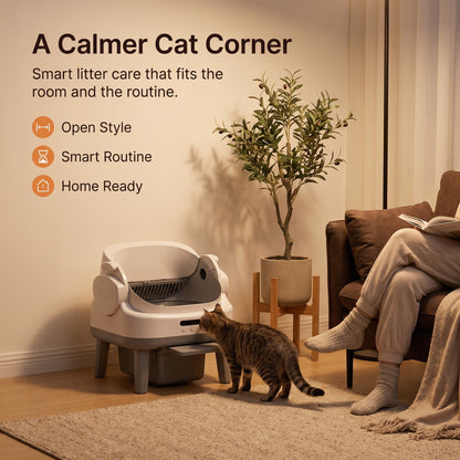 PawNovi Smart Open Automatic Cat Litter Box — PawNovi