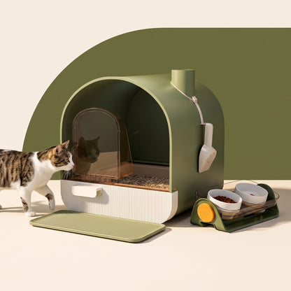 PawNovi Enclosed Drawer-Style Cat Litter Box — PawNovi