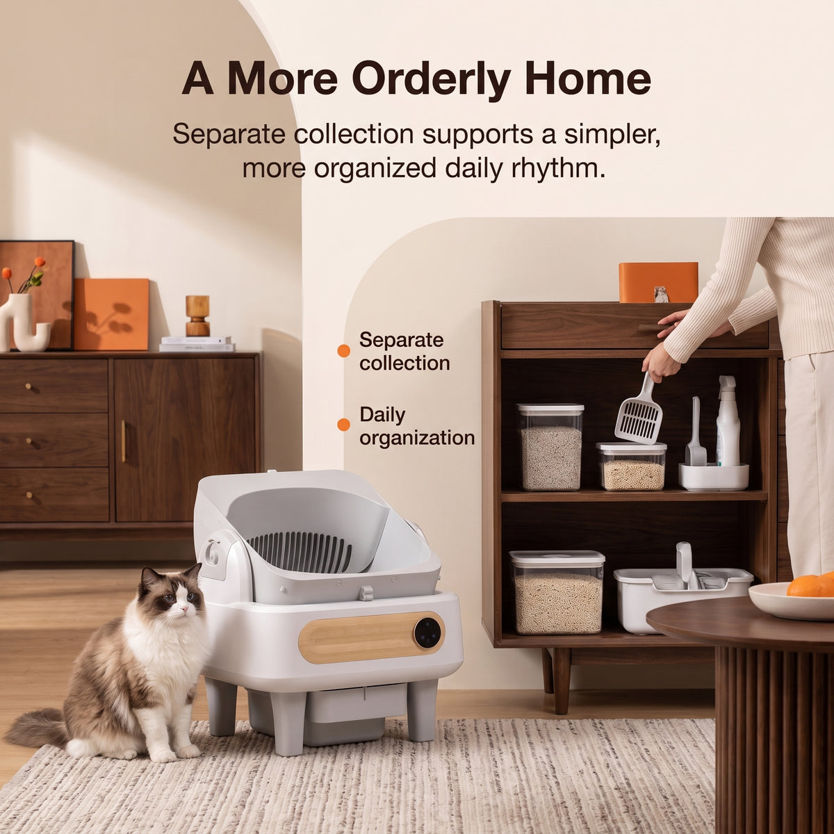 PawNovi Open Automatic Cat Litter Box with Infrared Sensing — PawNovi