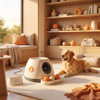 PetPivoit FetchCue Indoor/Outdoor Ball Launcher — brand story
