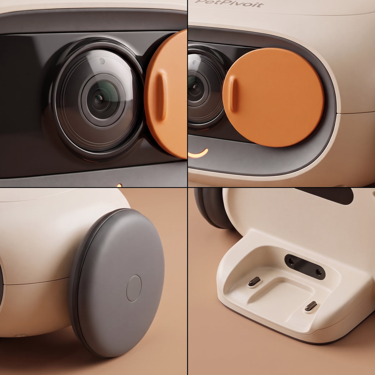 PetPivoit HomeRoam Mobile Pet Camera — structure and materials
