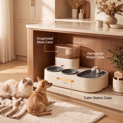 PetPivoit HydrateHub Smart Meal + Water Station — key benefits
