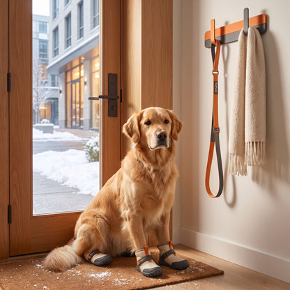 PetPivoit SnowStep Winter Dog Boots — lifestyle use