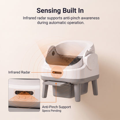 PawNovi Smart Open Automatic Cat Litter Box — PawNovi